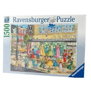 Rare Ravenburger Sidewalk Fashion 1500Pc Premium Puzzle 164592 Free Shipping P7
